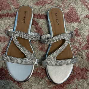 size 7 rhinestone sandals